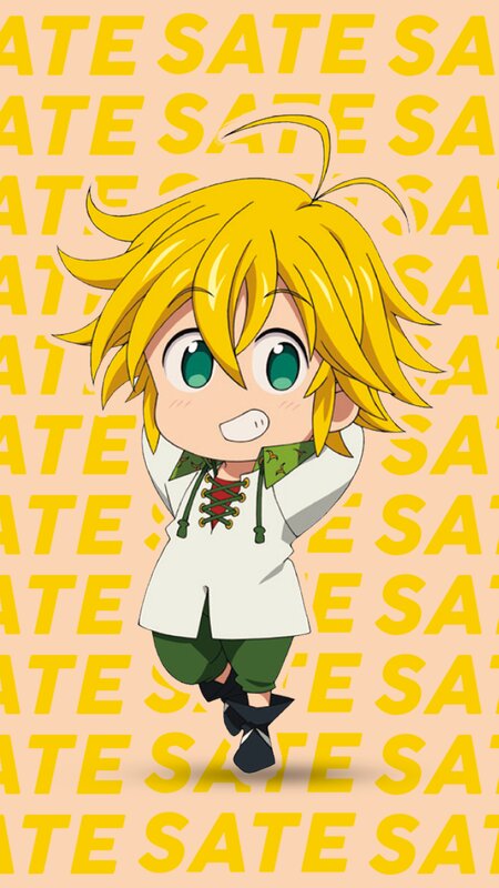Chibi Anime Character — Yellow, Playful, Yellow Hair