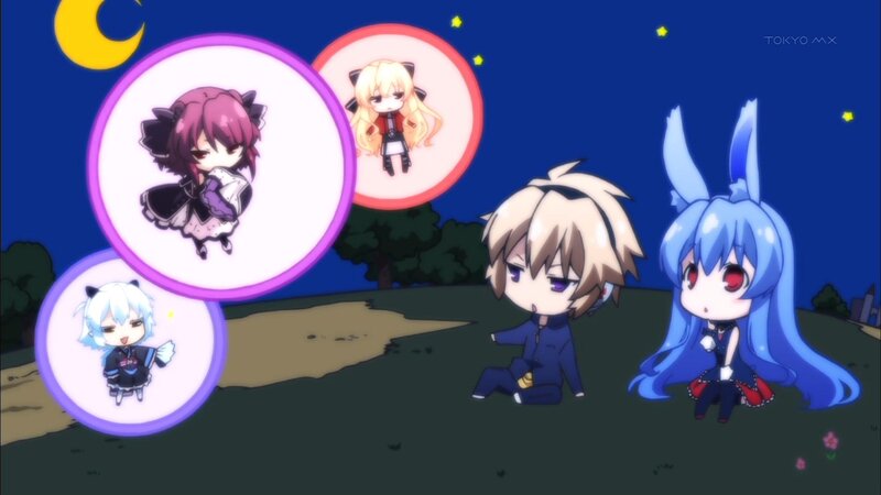 Chibi Anime Characters — Blue, Calm