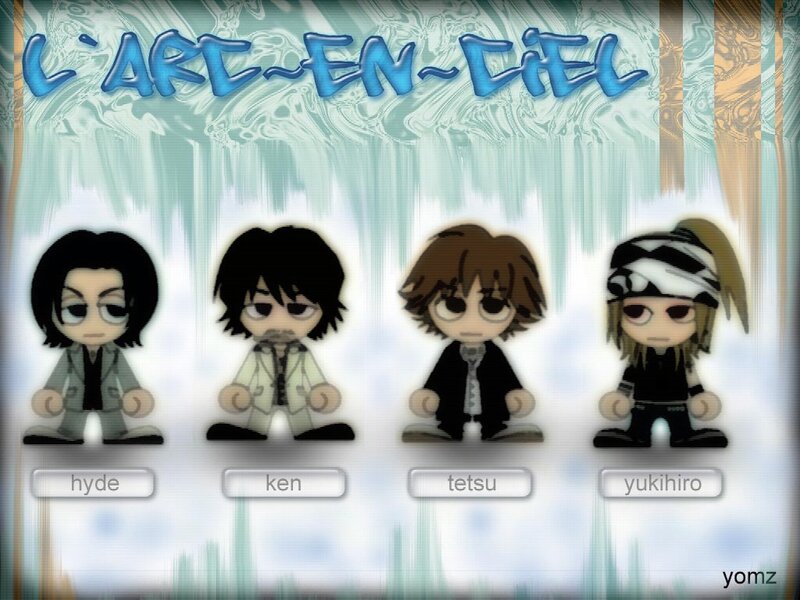 Chibi Anime Characters — Blue, Stylized