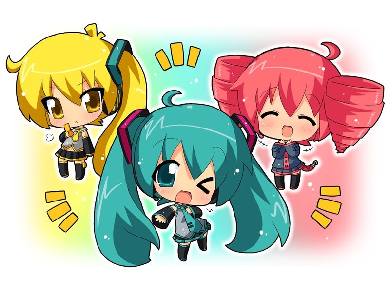 Chibi Anime Characters — Cyan