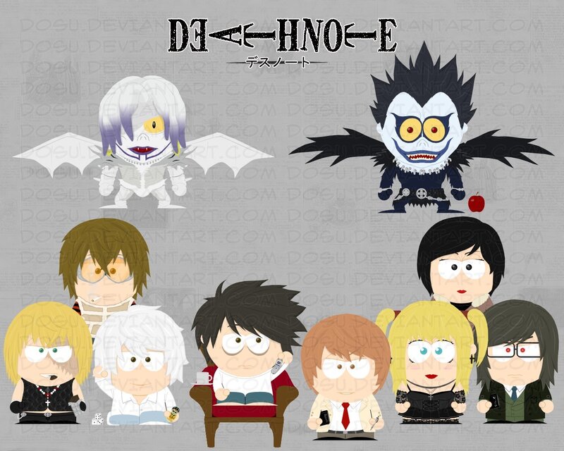 Chibi Anime Characters — Gray, Playful