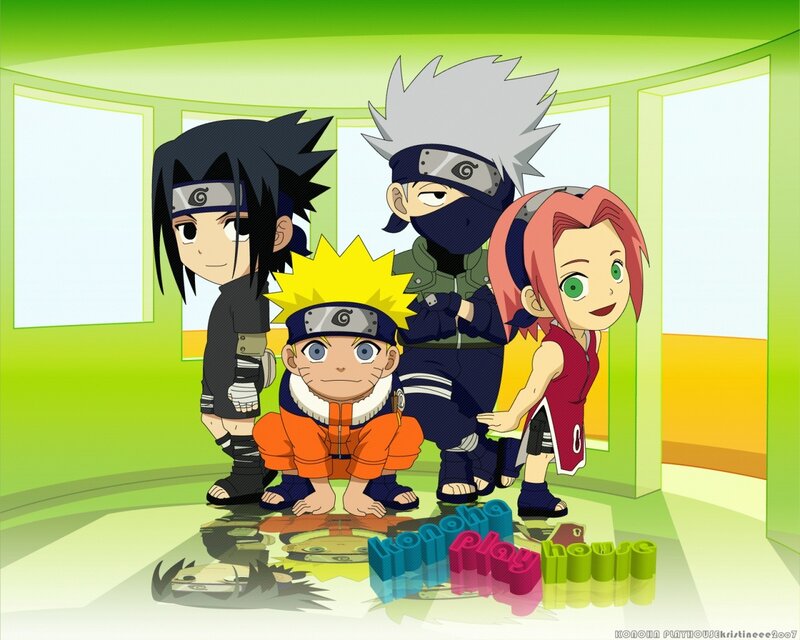 Chibi Anime Characters — Green