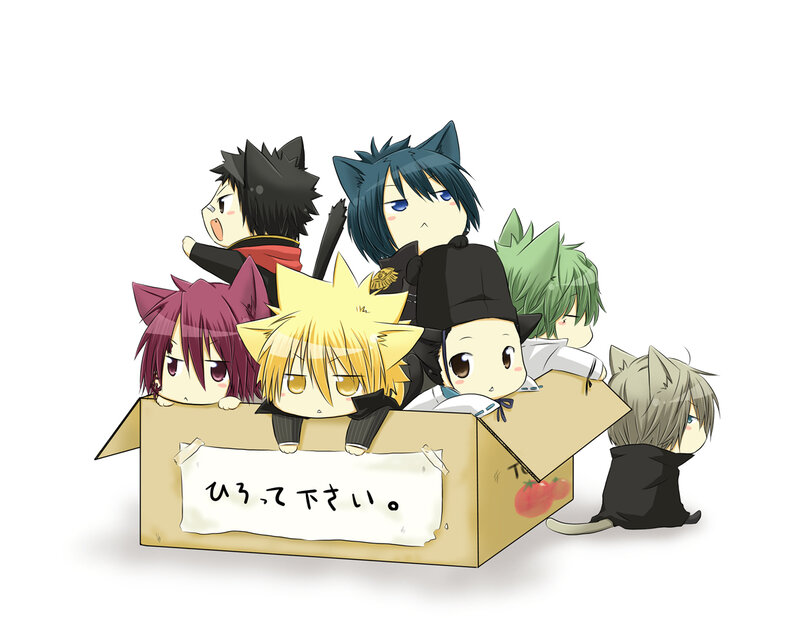 Chibi Anime Characters in Box