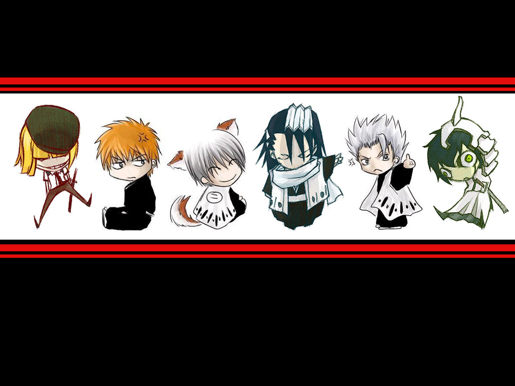 chibi anime characters lineup