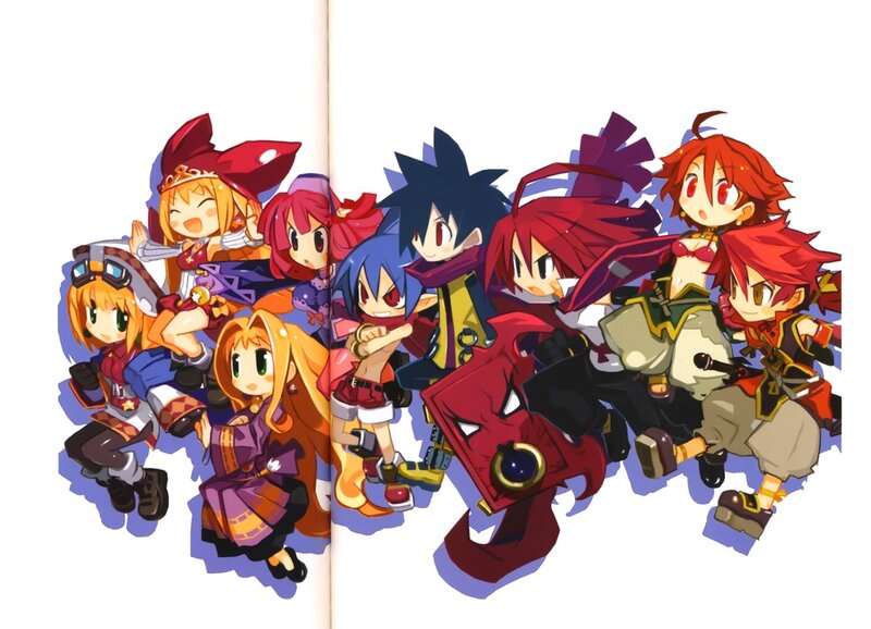 Chibi Anime Characters — Red, Energetic