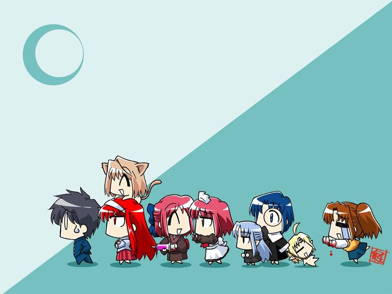 Chibi Anime Characters — Teal