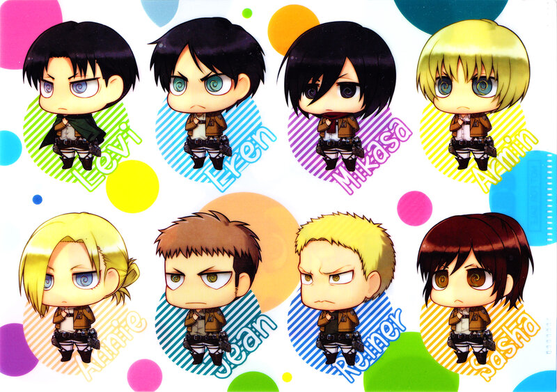 Chibi Anime Characters — White, Playful, Uniforms