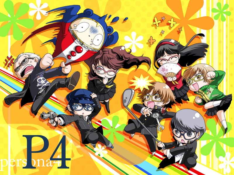 Chibi Anime Characters — Yellow, Energetic, Anime Characters
