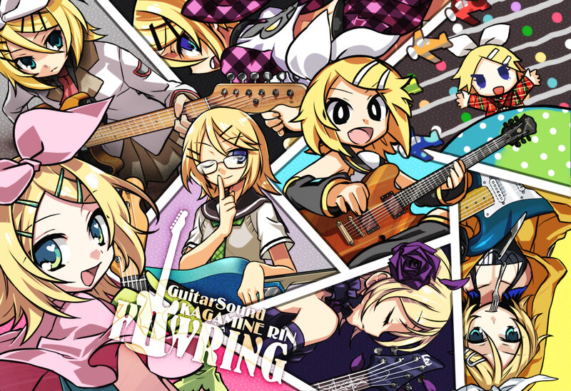Chibi Anime Characters — Yellow, Energetic