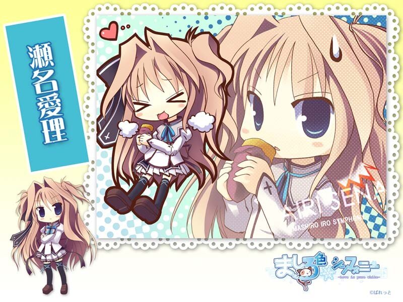 Chibi Anime Girl — Blue, Cute, Anime Character