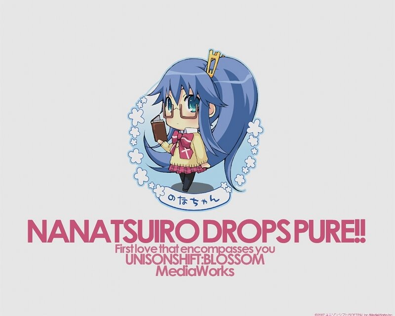 Chibi Anime Girl — Blue, Cute, Book