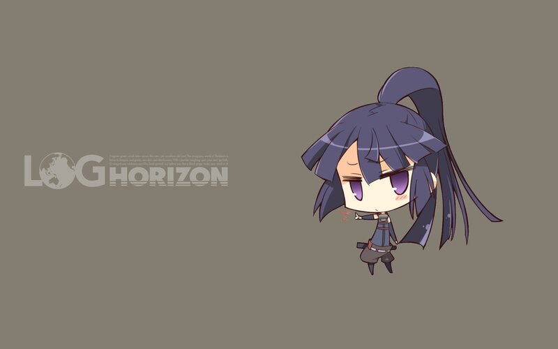 Chibi Anime Girl — Gray, Neutral