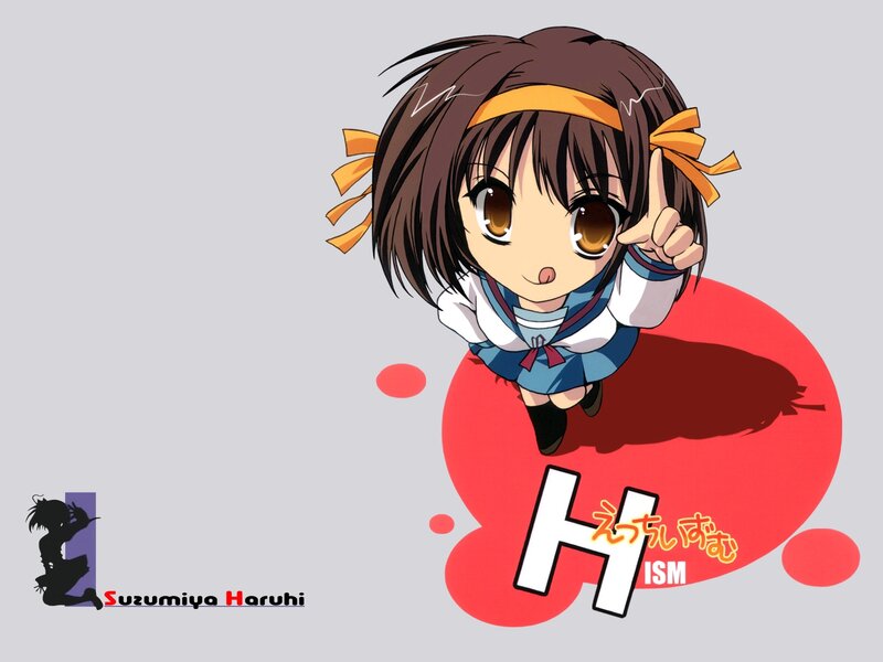 Chibi Anime Girl — Gray, Playful