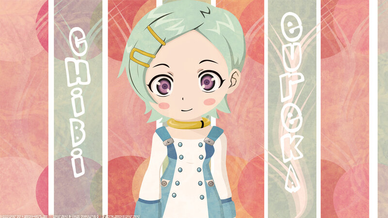 Chibi Anime Girl — Green, Playful, Overalls