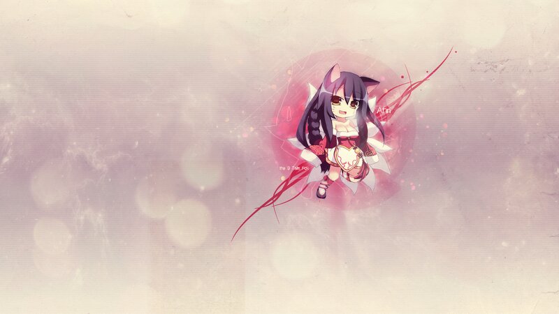 Chibi Anime Girl — Pink, Dreamy