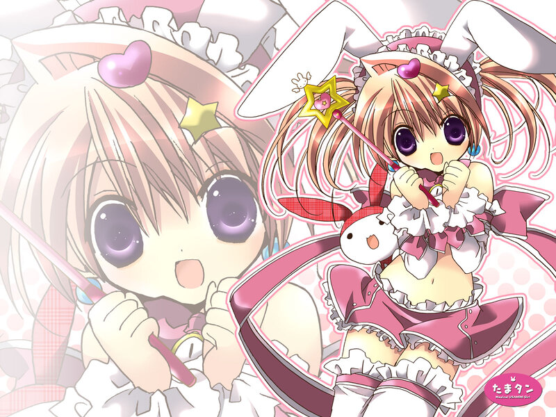 Chibi Anime Girl — Pink, Playful, Magic Wand