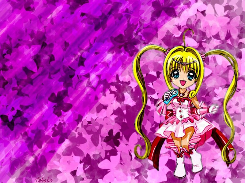 Chibi Anime Girl — Purple, Playful