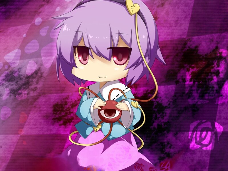 Chibi Anime Girl — Purple