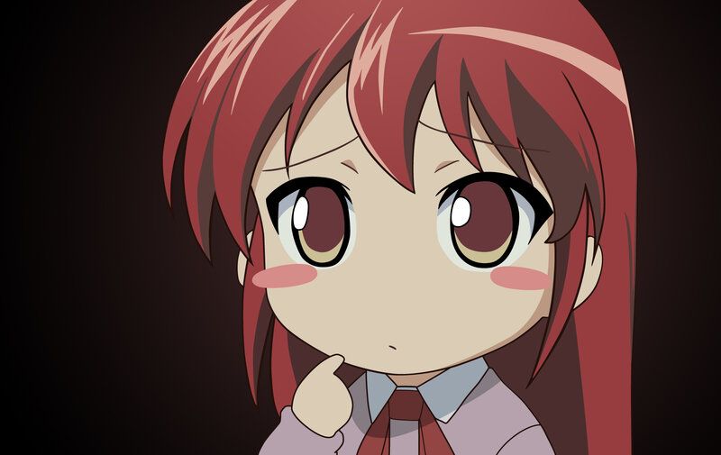 Chibi Anime Girl — Red