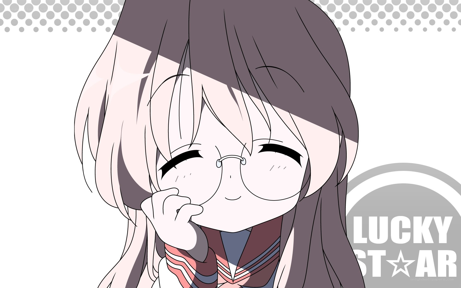 chibi anime girl smiling
