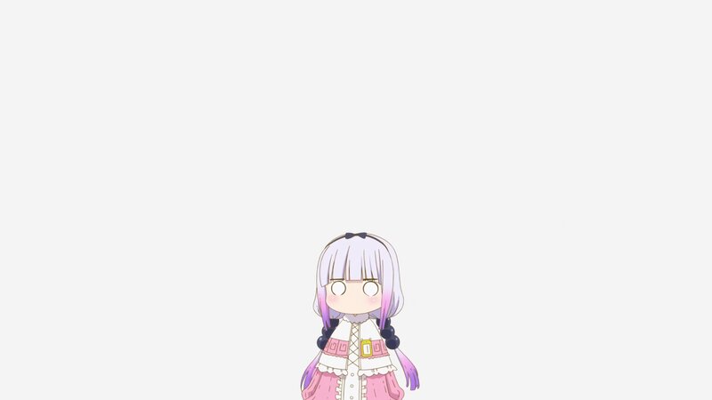 Chibi Anime Girl — White, Neutral, Braids
