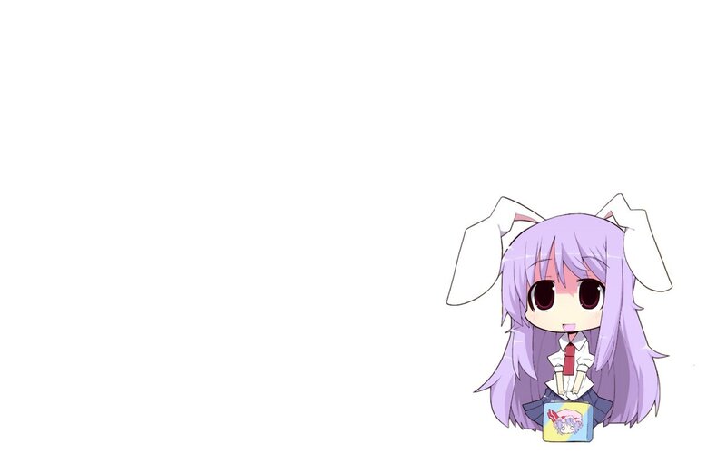 chibi anime girl with bunny ears