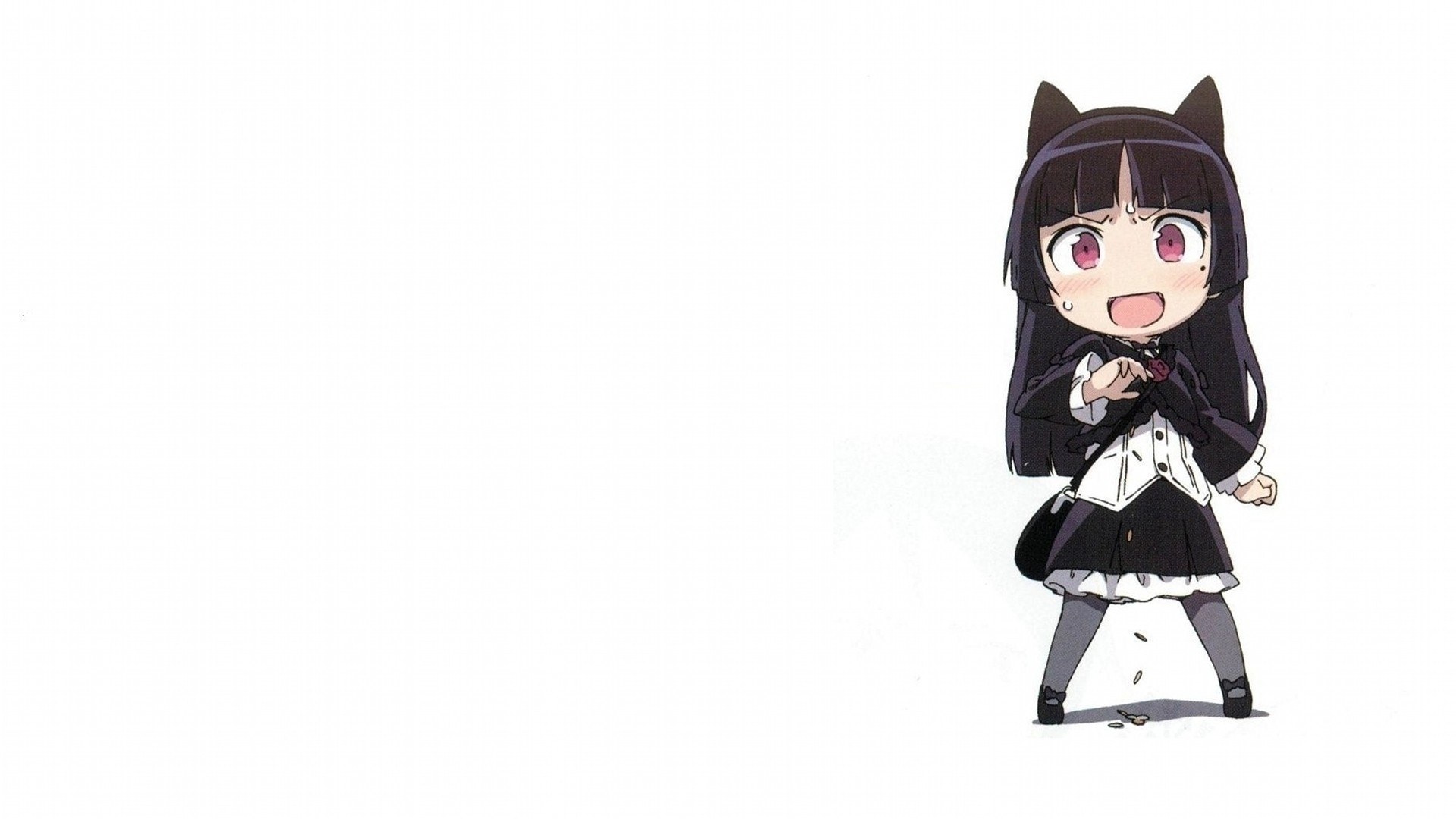 chibi anime girl with cat ears