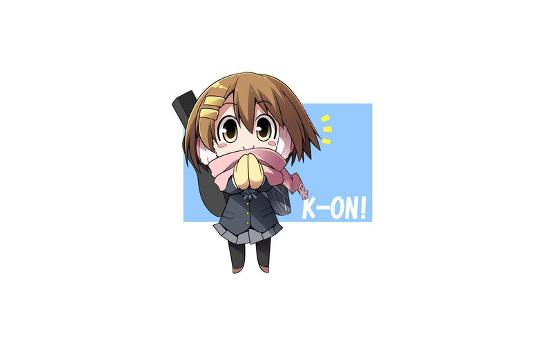 chibi anime girl with scarf