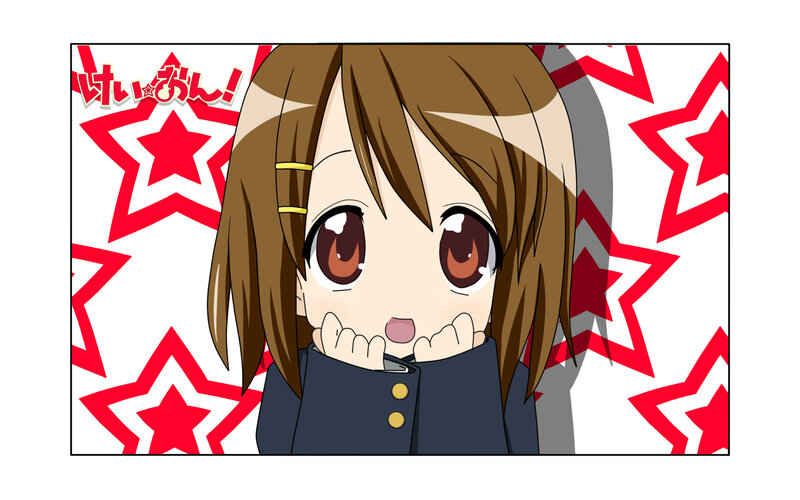 chibi anime girl with stars