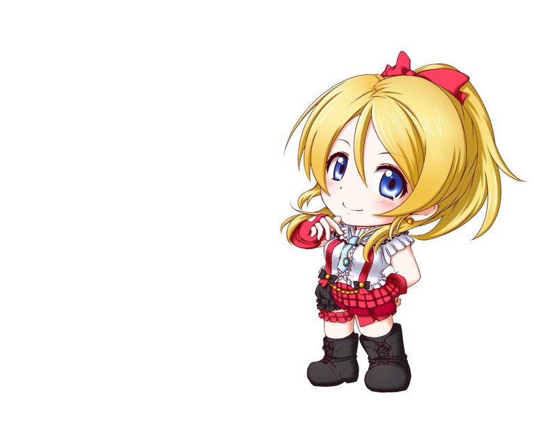 Chibi Anime Girl — Yellow