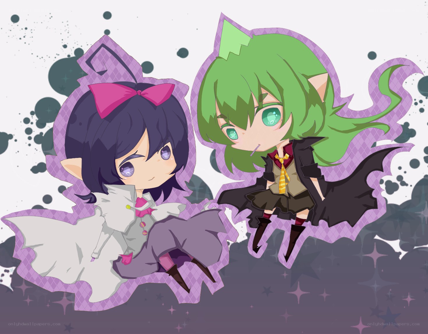chibi anime girls art