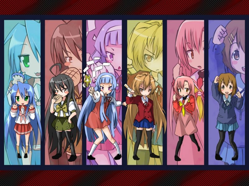 Chibi Anime Girls — Blue, Playful, Anime Characters