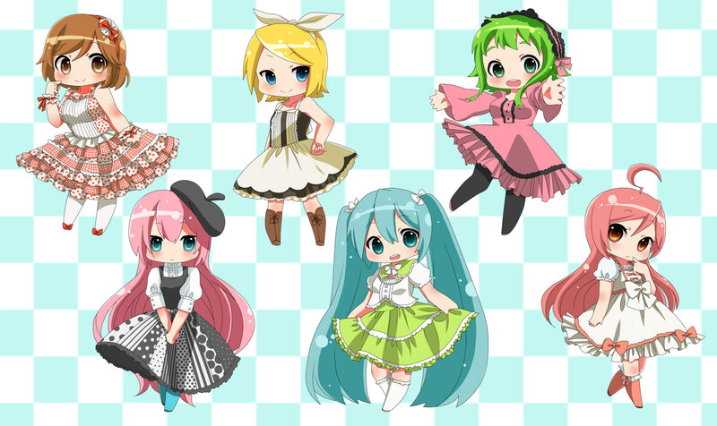 Chibi Anime Girls — Cyan