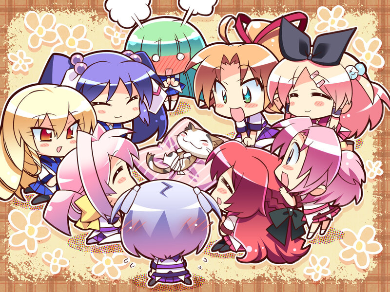 Chibi Anime Girls Group