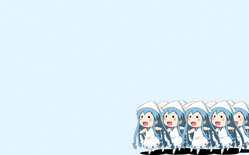 Chibi Anime Girls — Light Blue