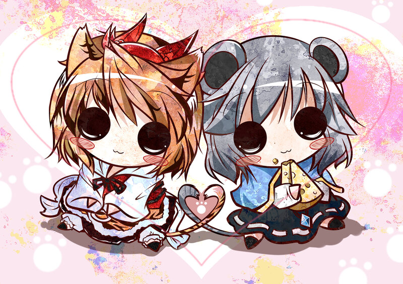 Chibi Anime Girls — Pink, Cute