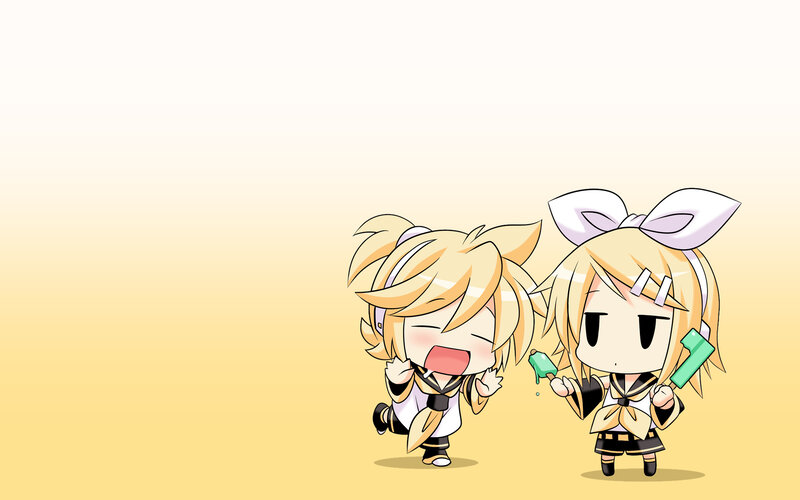 Chibi Anime Girls — Yellow