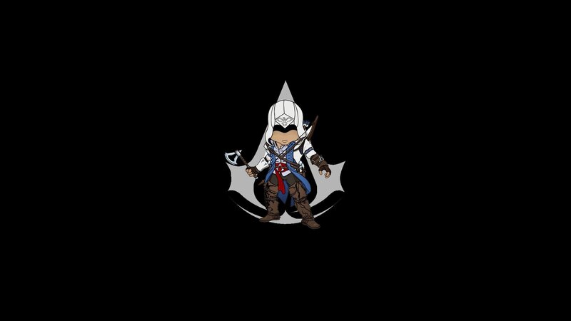 Chibi Assassin Character — Black