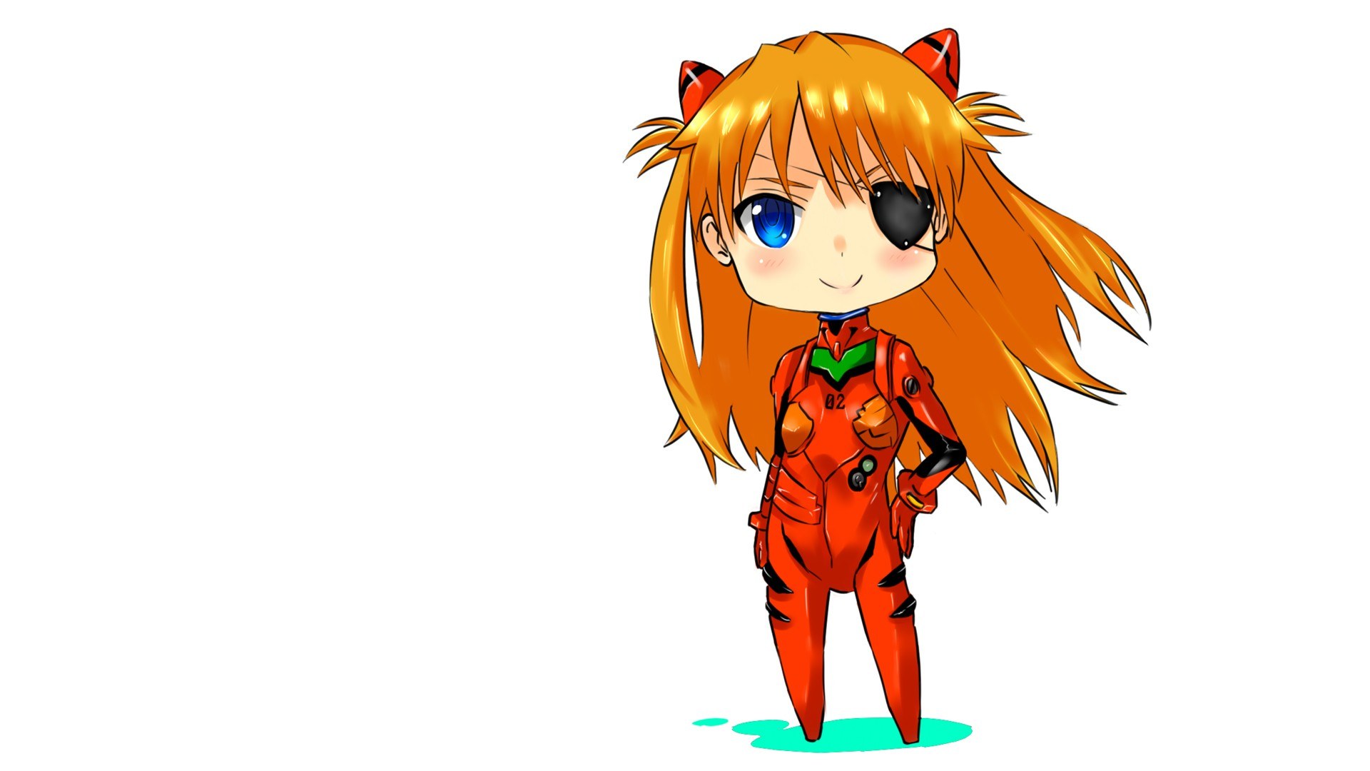 Chibi Asuka in plugsuit