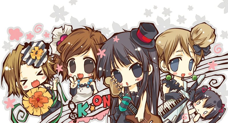 Chibi band characters