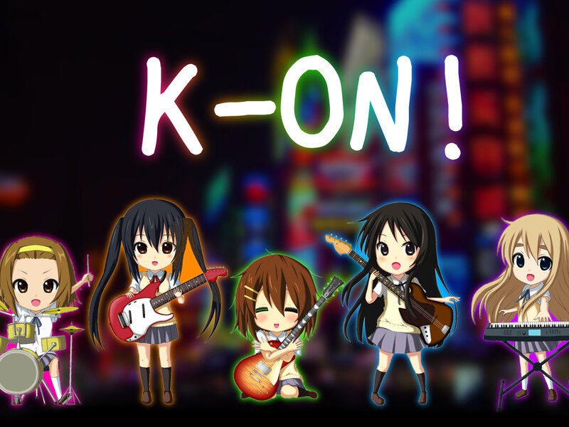 Chibi Band Members — Black, Energetic, Night