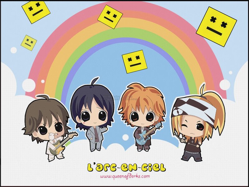 Chibi Band Members — Blue, Playful