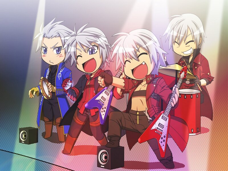 Chibi Band Members — White