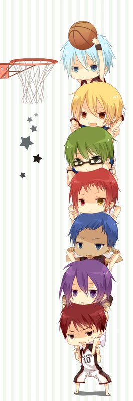 Chibi Basketball Players — White