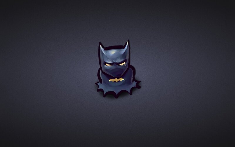 Chibi Batman Head