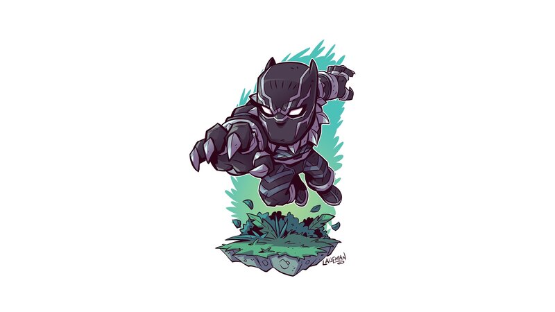 Chibi Black Panther — Dynamic