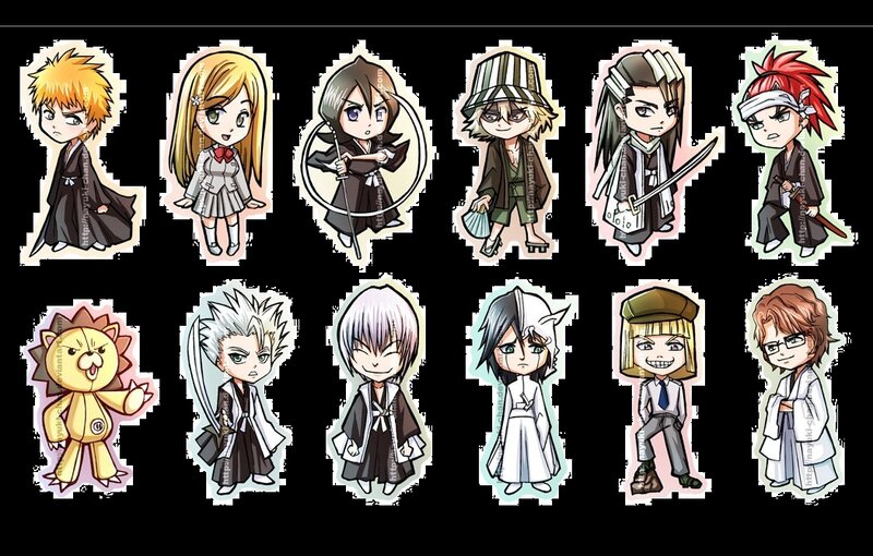 Chibi Bleach characters