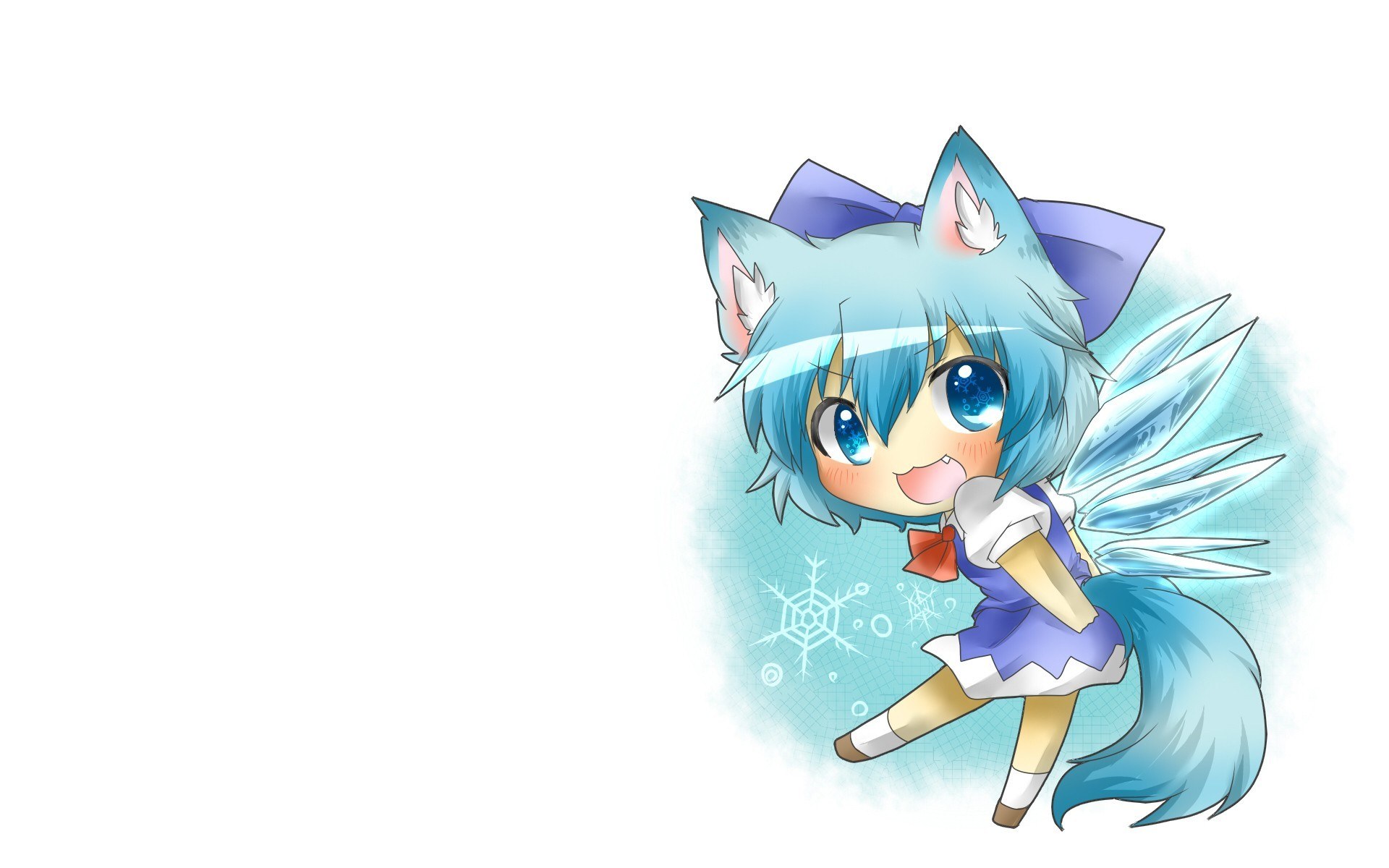 chibi blue-haired fairy character