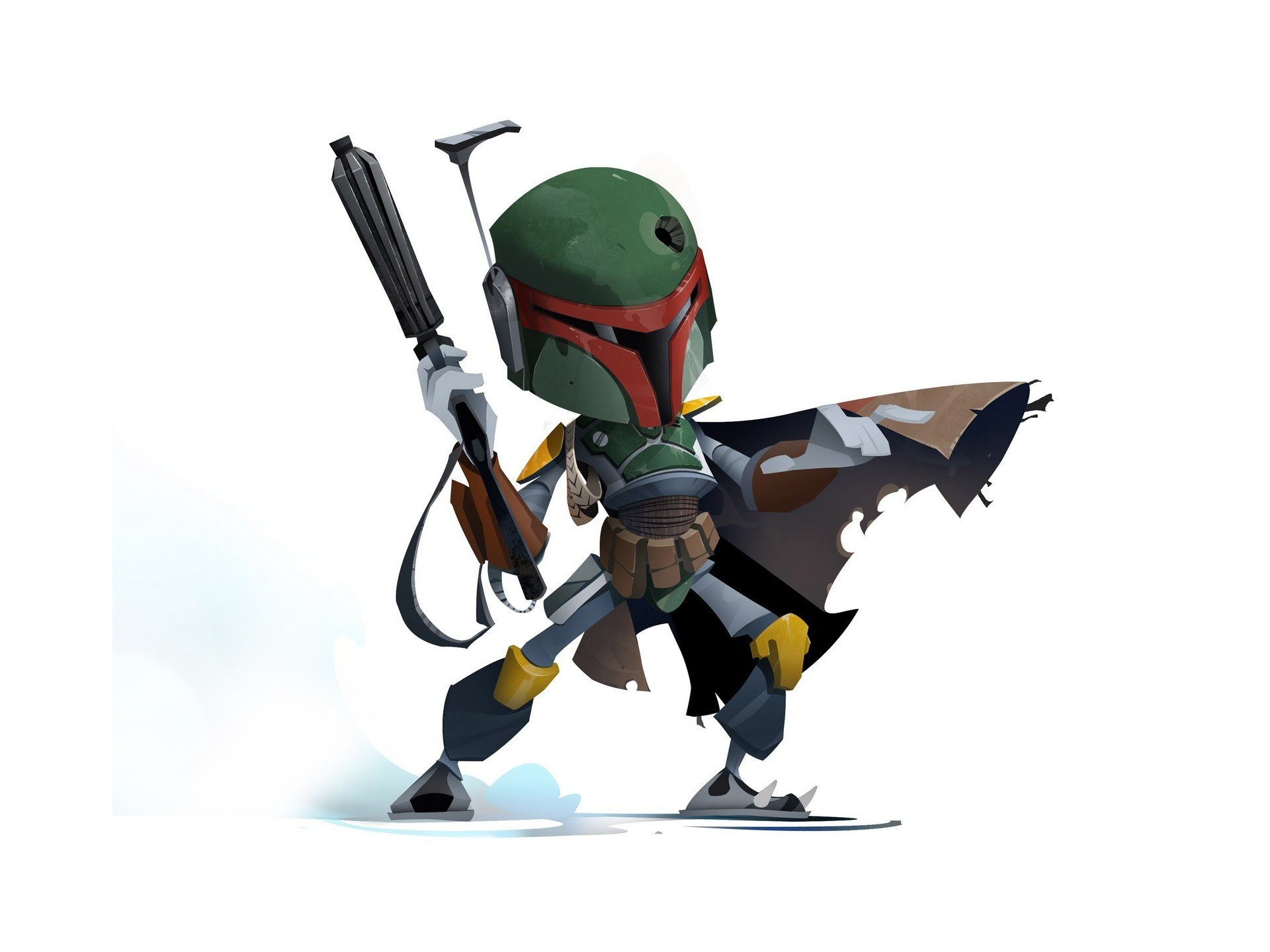 Chibi Boba Fett character