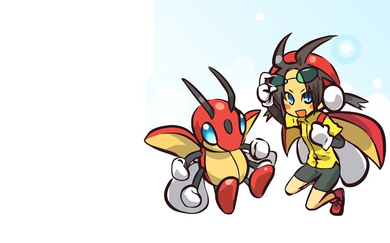 chibi bug-type characters